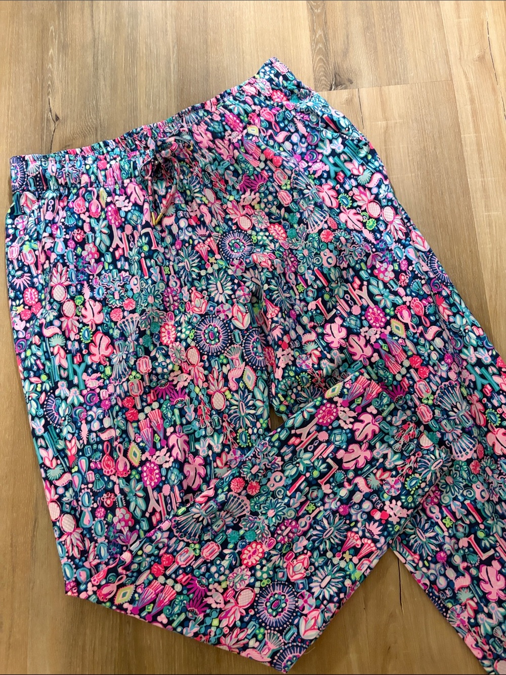 NWT Lilly Pulitzer Emora Knit Pant in Low Tide Navy Jewelry